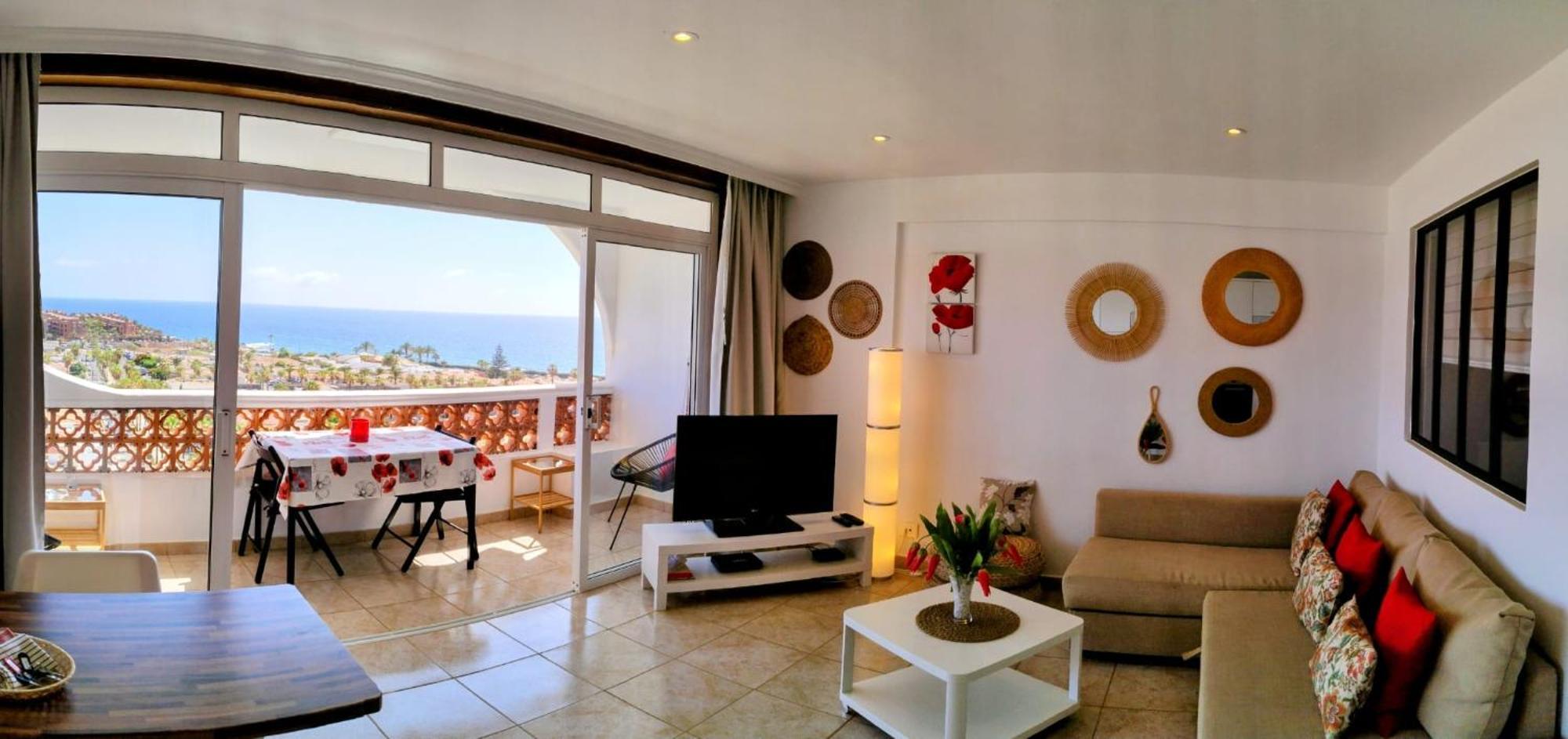 Palm-Mar Appartement Celeste 250M De L'Ocean Vue Mer Panoramique ภายนอก รูปภาพ