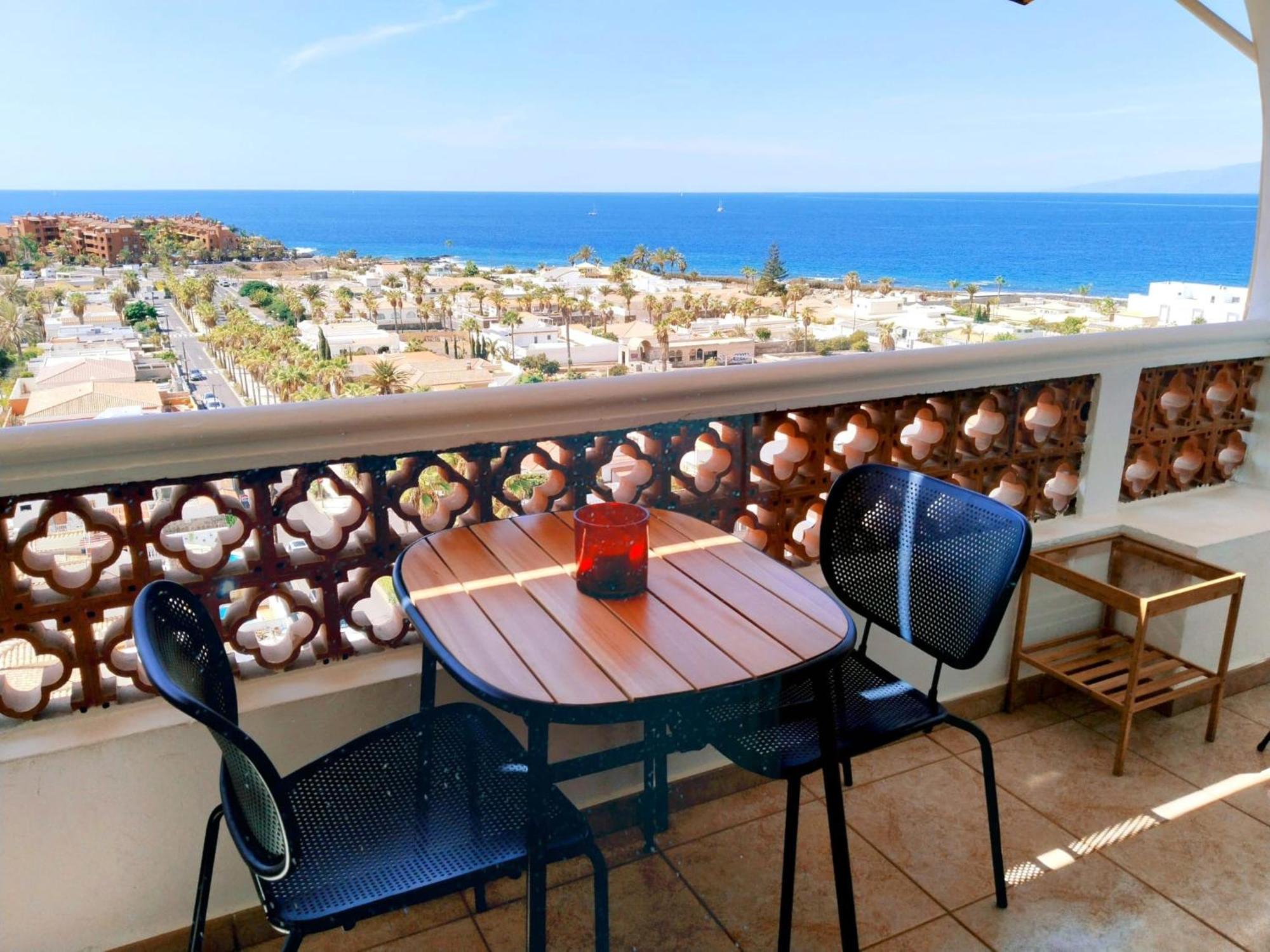 Palm-Mar Appartement Celeste 250M De L'Ocean Vue Mer Panoramique ภายนอก รูปภาพ